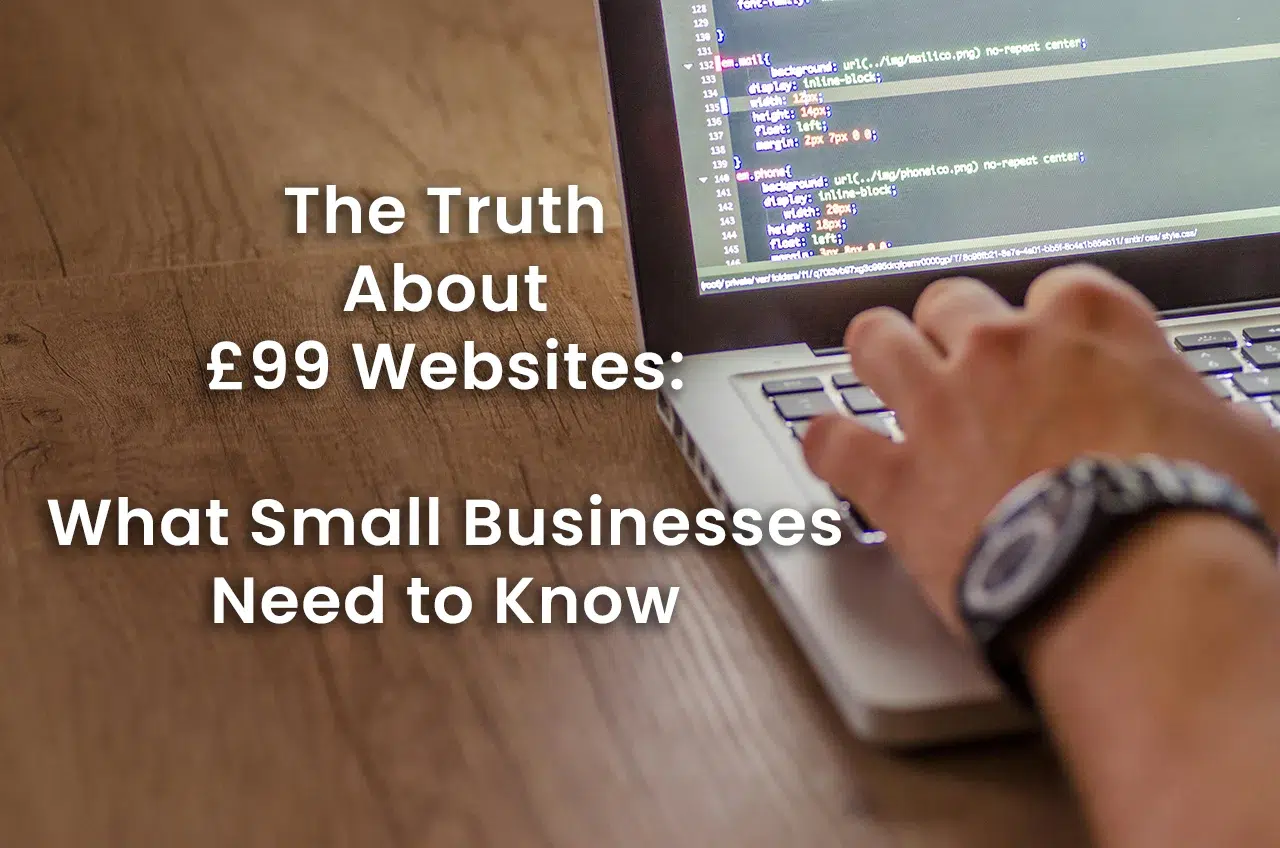 £99 websites header